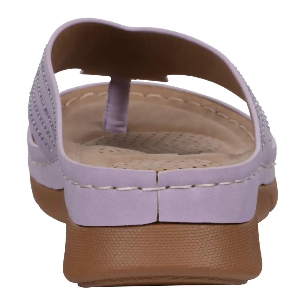 Floral Thong Comfort Flat Sandals
