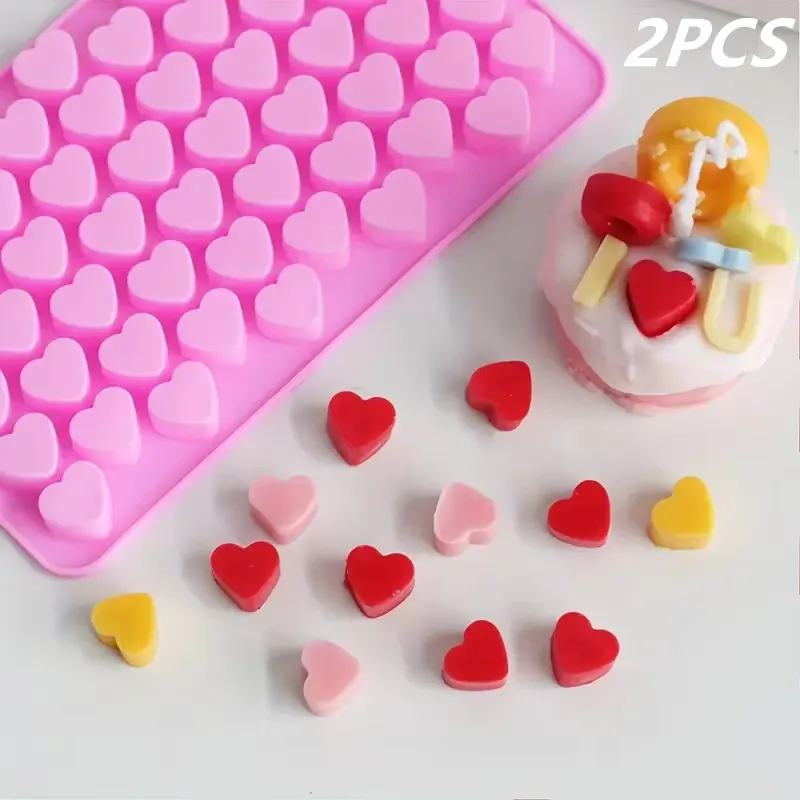 Heart Shapes Silicone Soap Crayon Ice Cube