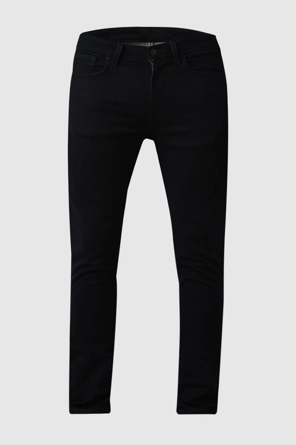 Dark Blue Mid Rise Washed Slim Fit JEANS