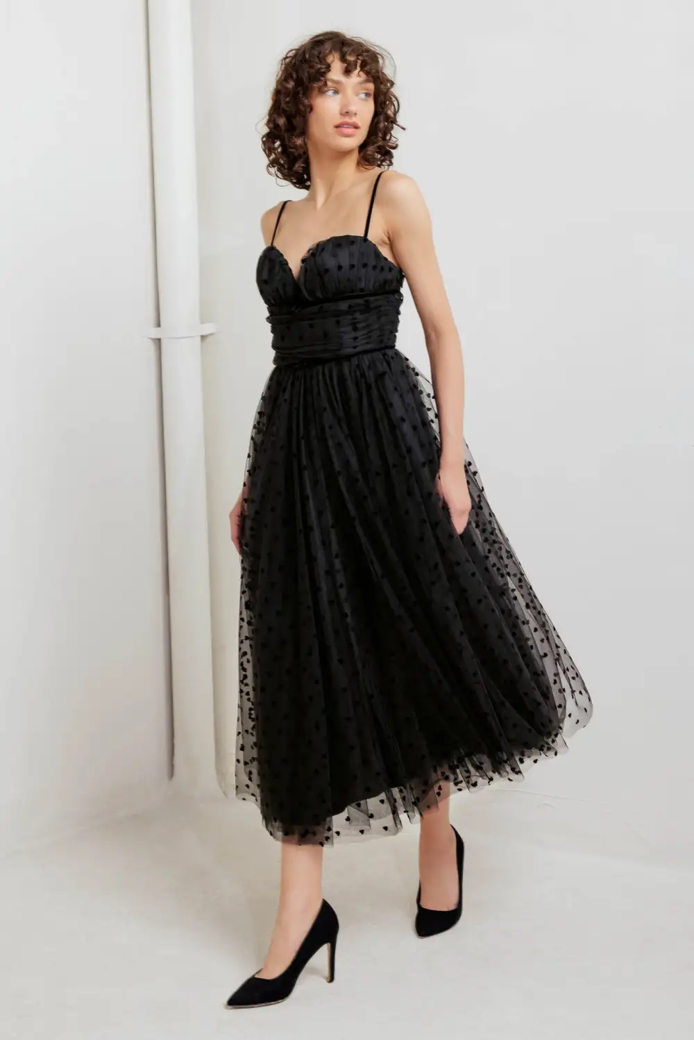 Tulle Midi Dress
