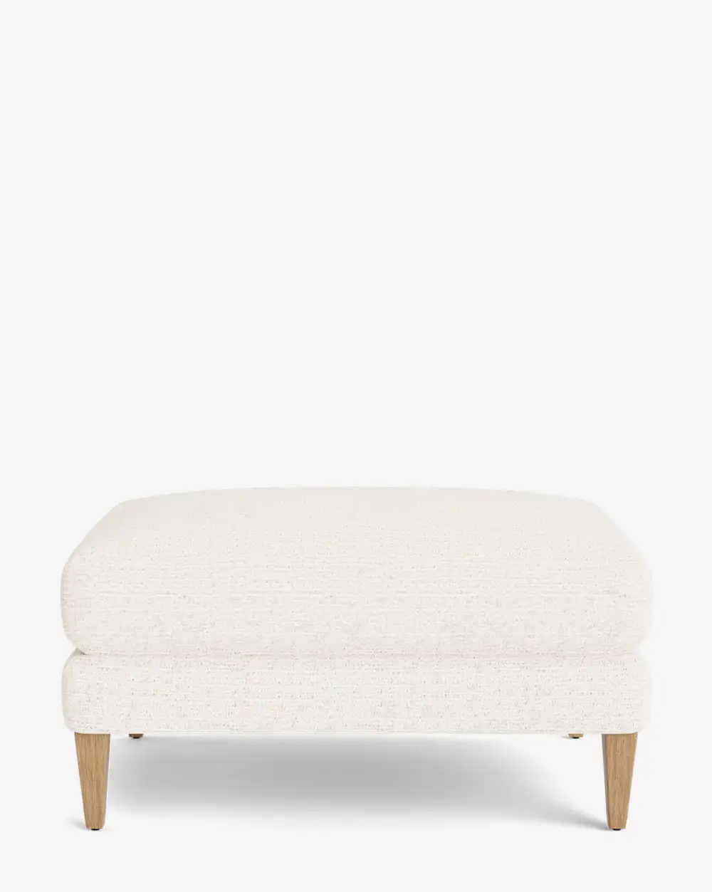 Modern Oak Ottoman