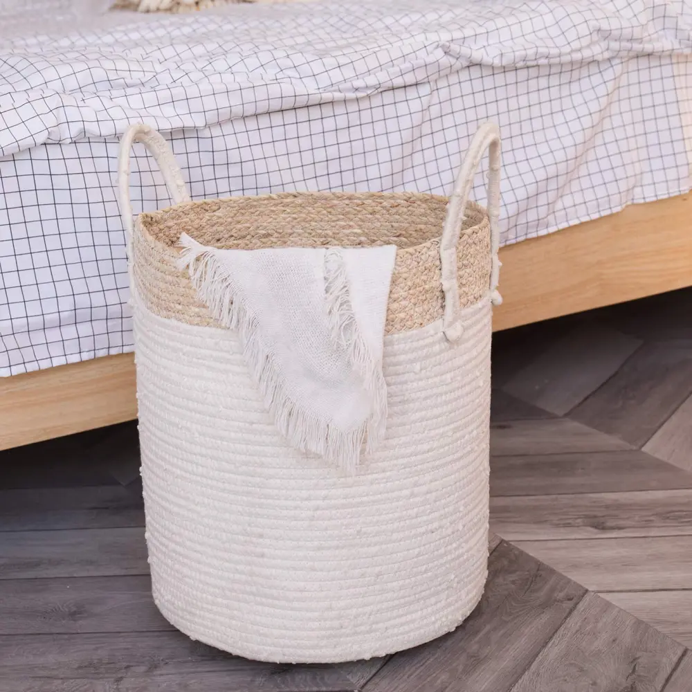 Practical Rattan Laundry Basket