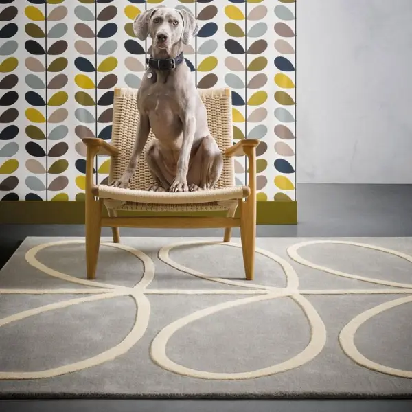 Wool Tufted Linear Area Rug