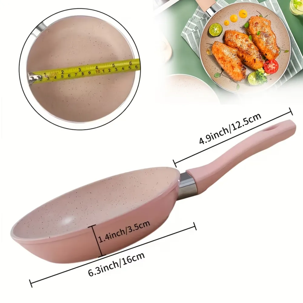 Non-Stick Pink Wok Pan