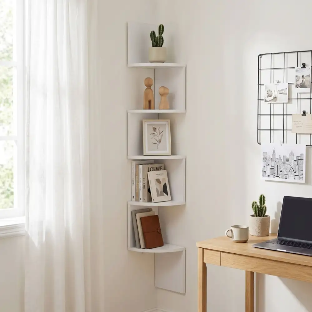 Efficient Storage Wall Mounted Corner Shelf