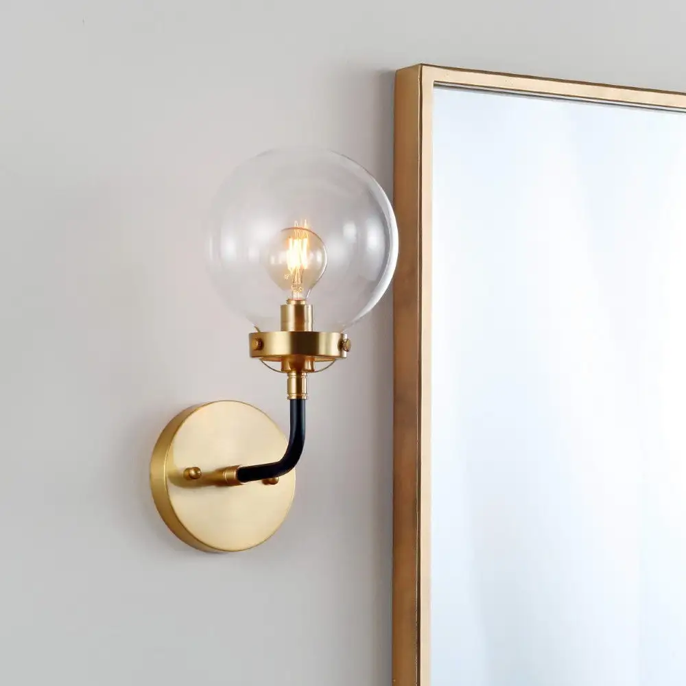 Single-Light Brass Vanity