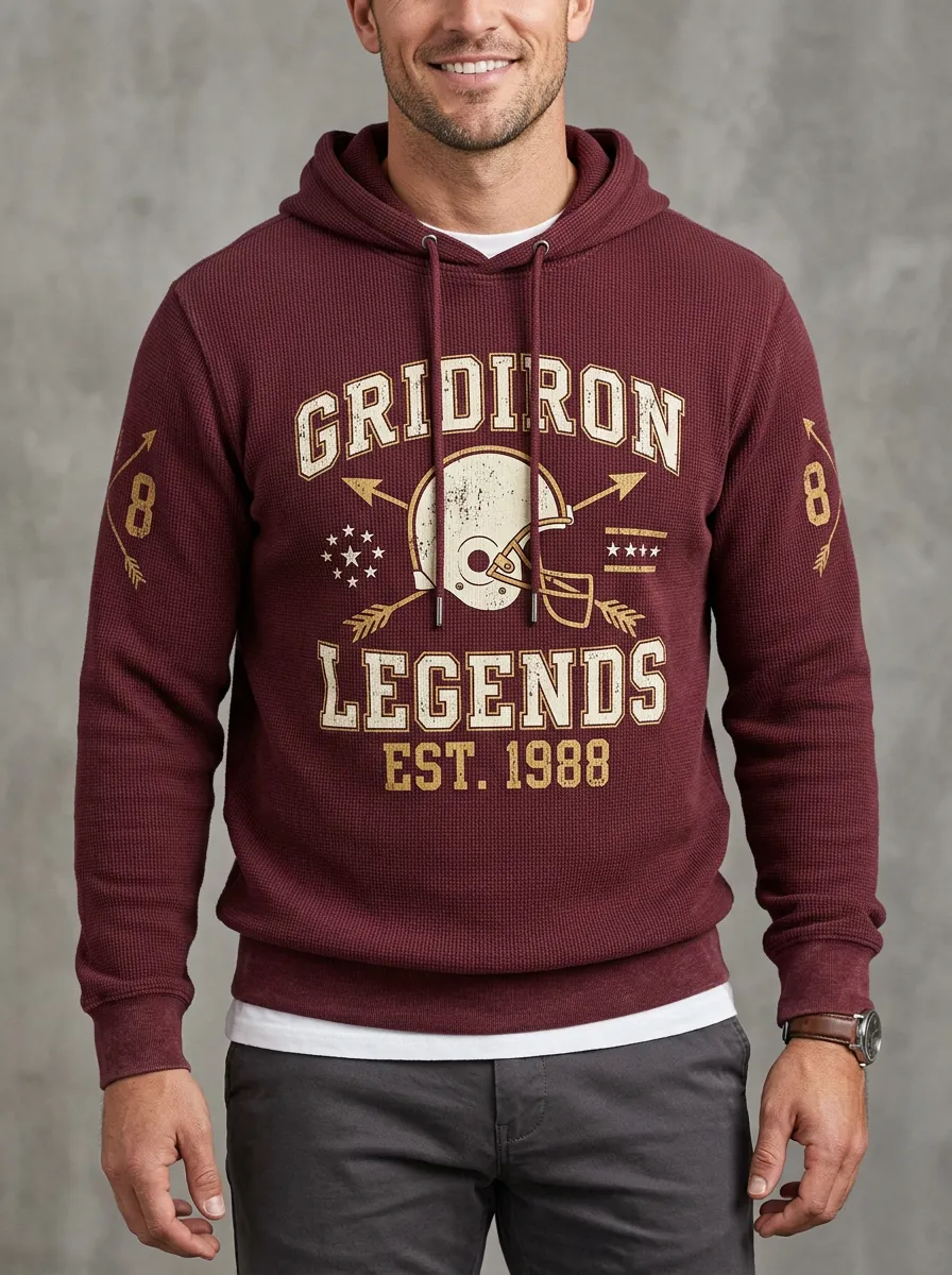 Men's Football Gridiron Legends Helmet Hoodie