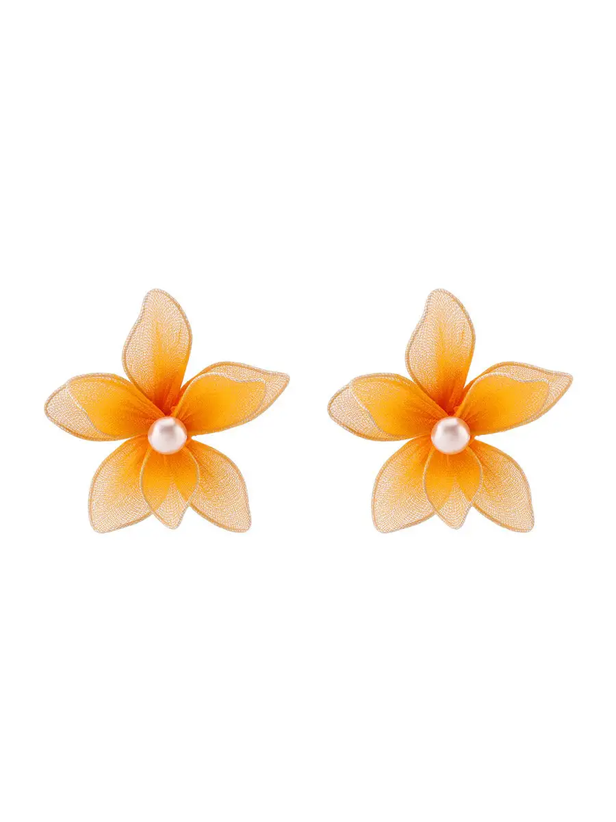 Ornate Hammered Accent Earrings