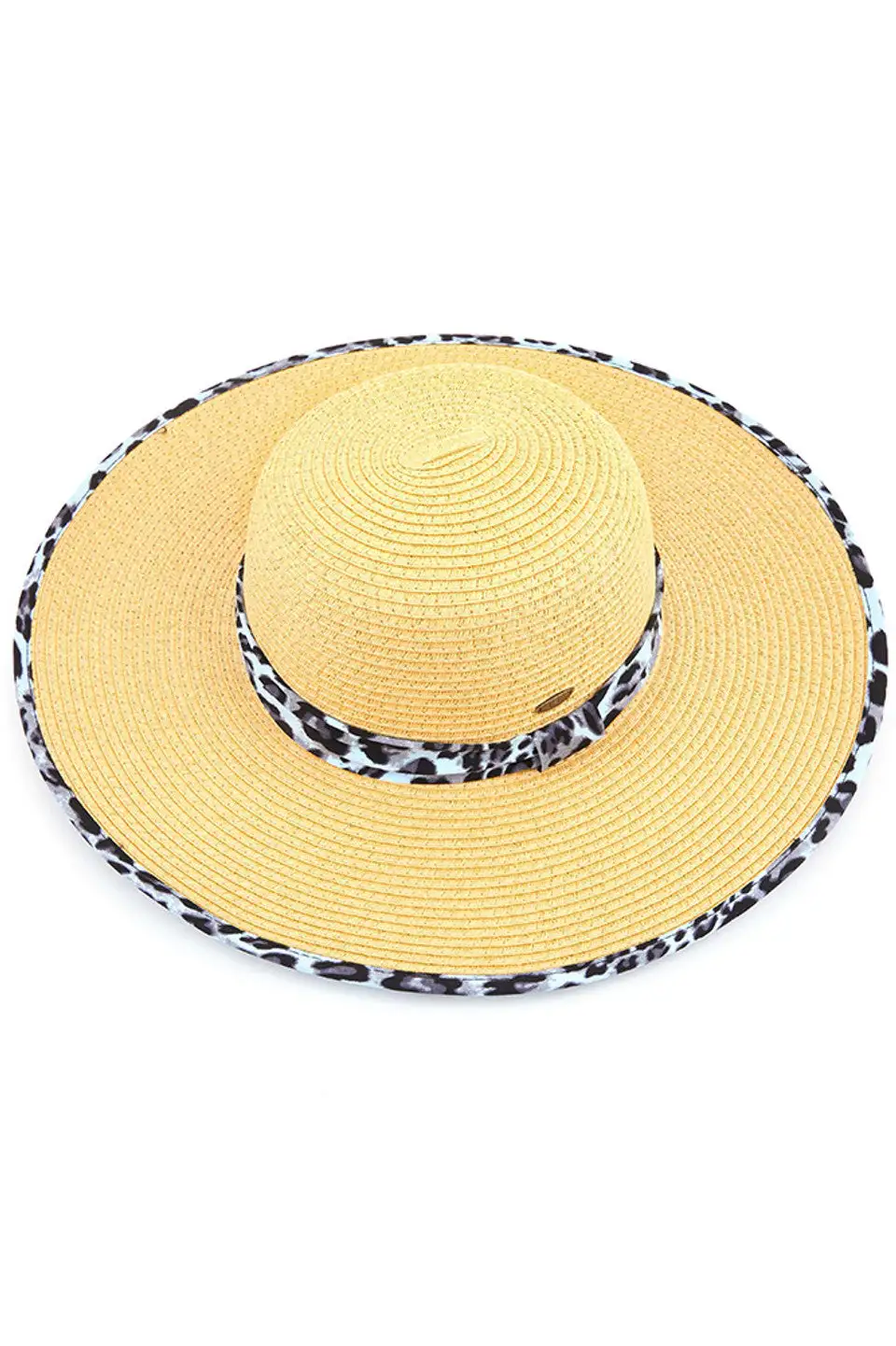 Leopard Pattern Outdoor Wide Brim Sun Hat