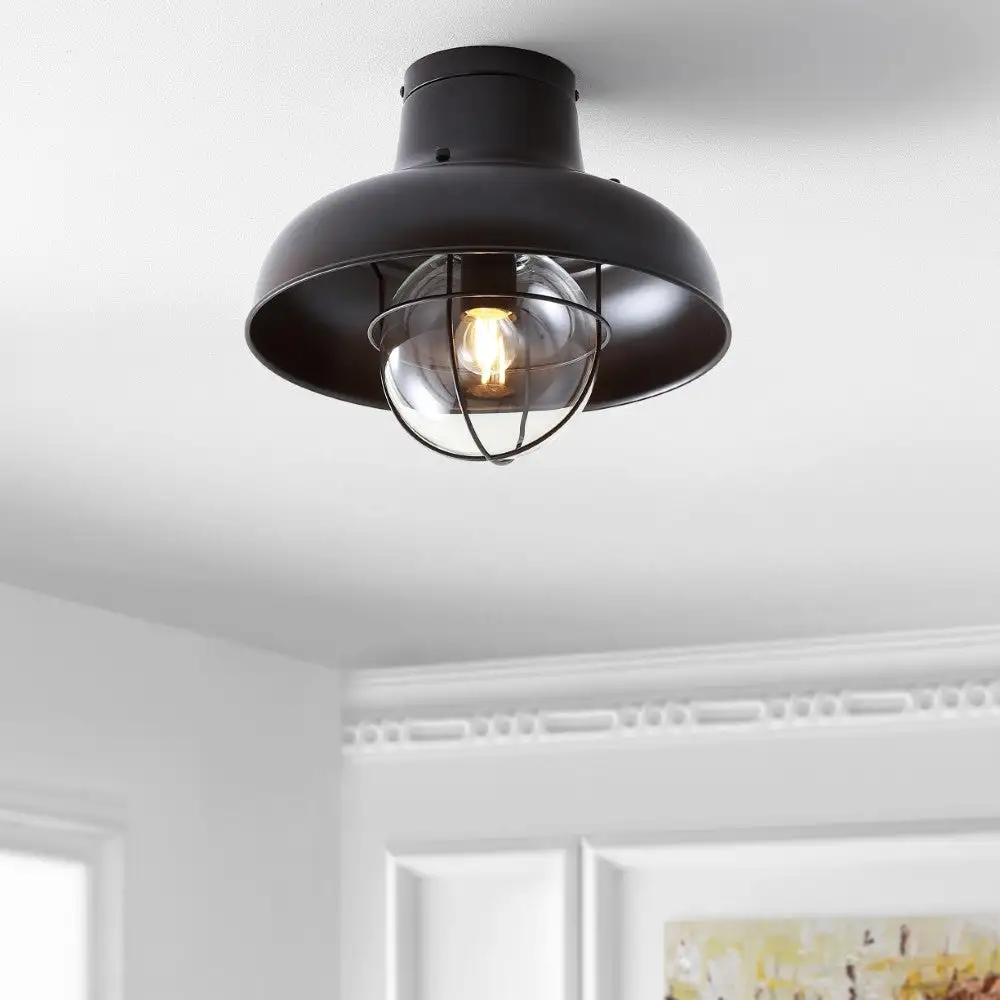 Ambient Metal LED Semi-Flush Mount