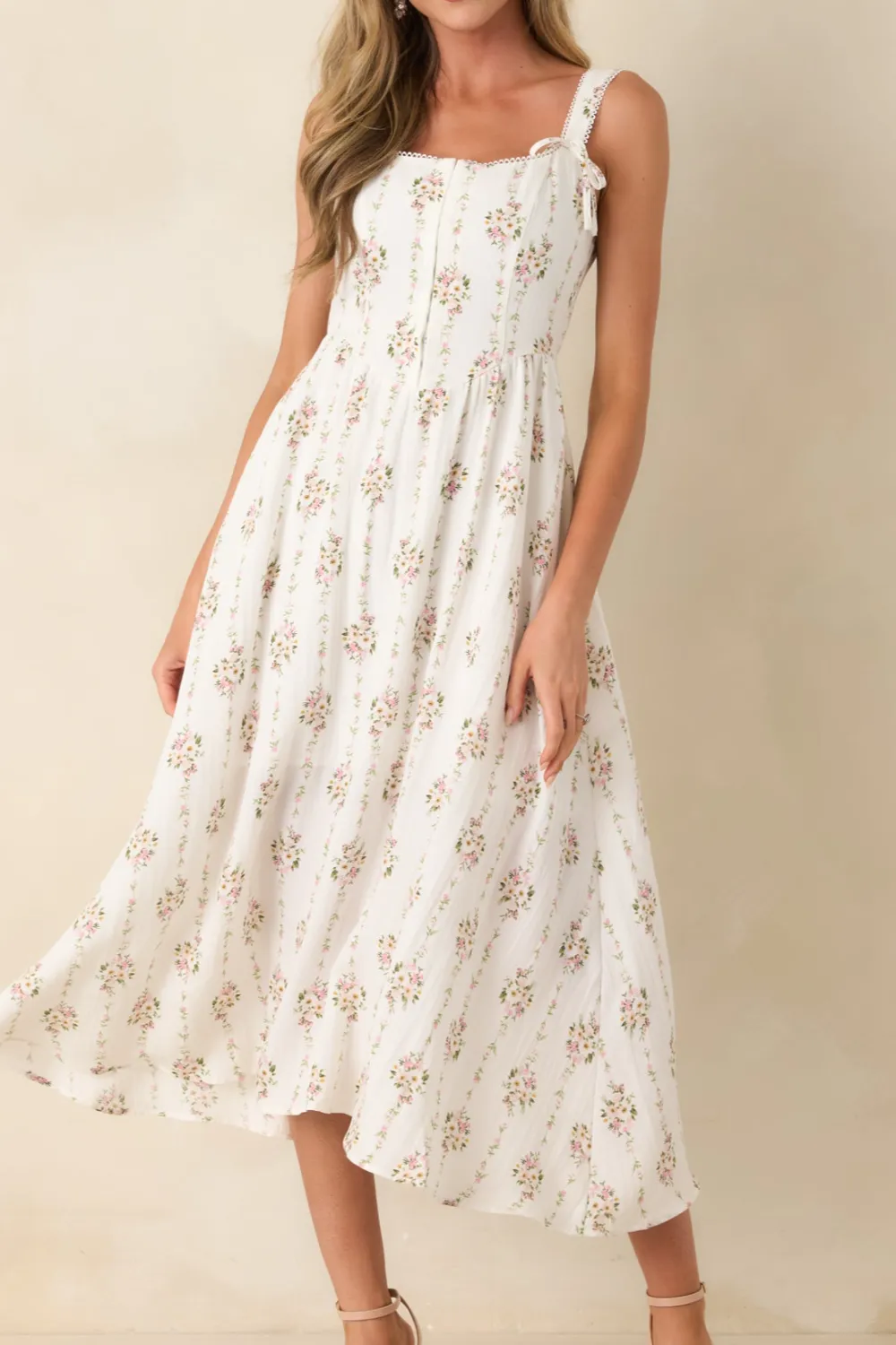 Floral Some Midi Dress