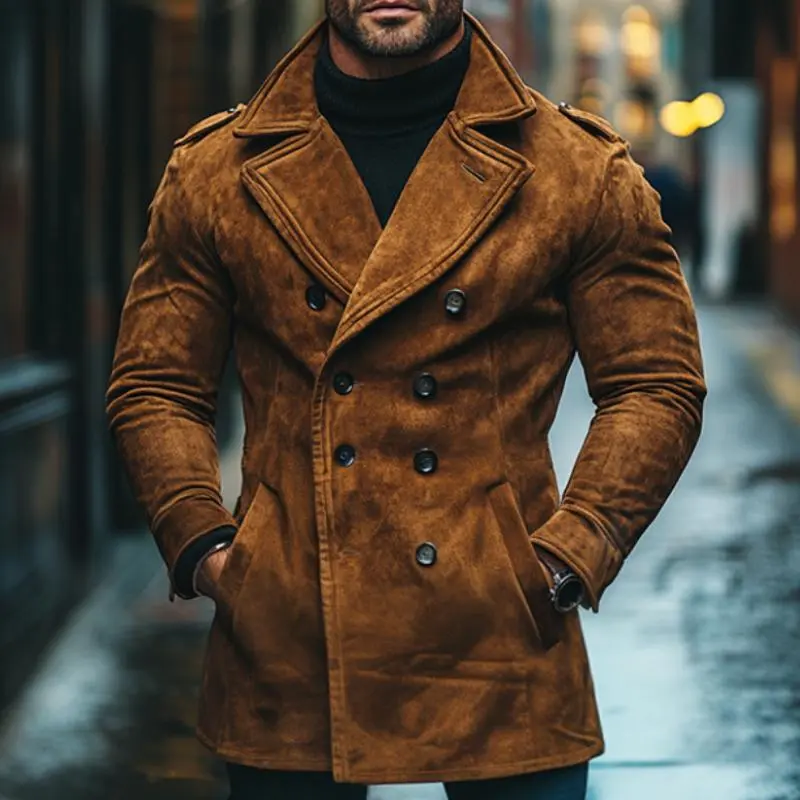 Suede Rugged Pocket Jacket