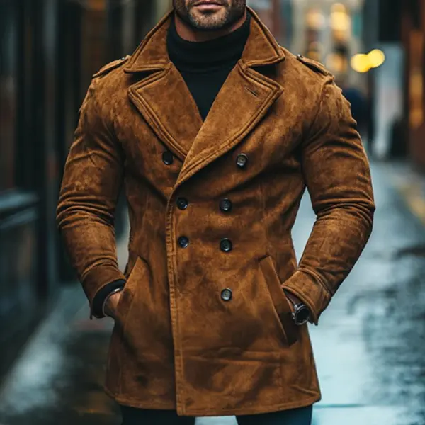 Suede Rugged Pocket Jacket