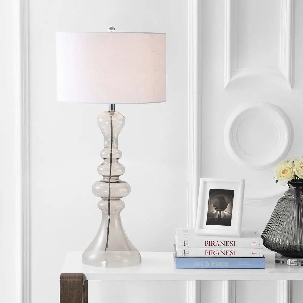 Curved Glass LED Table Lamp