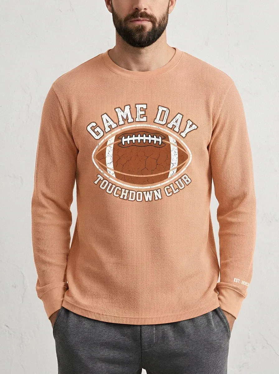 Football Graphic Casual T-Shirt