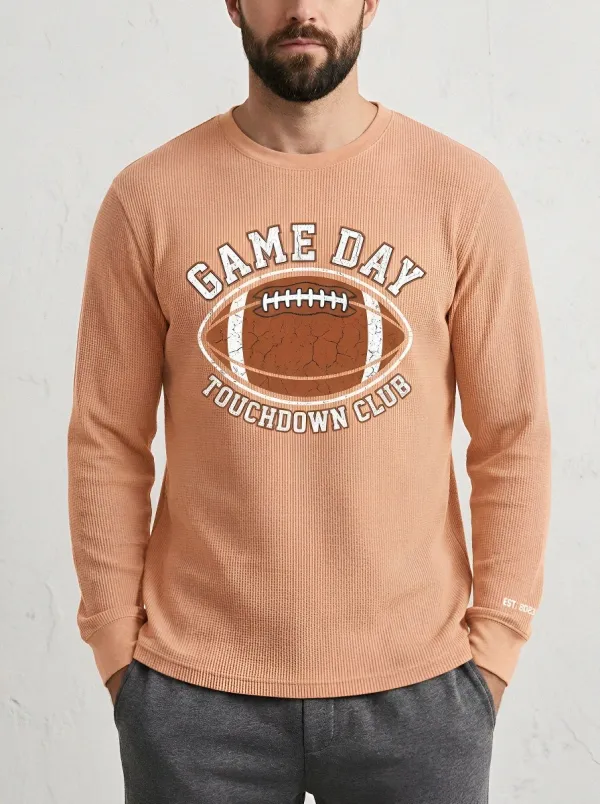 Football Graphic Casual T-Shirt