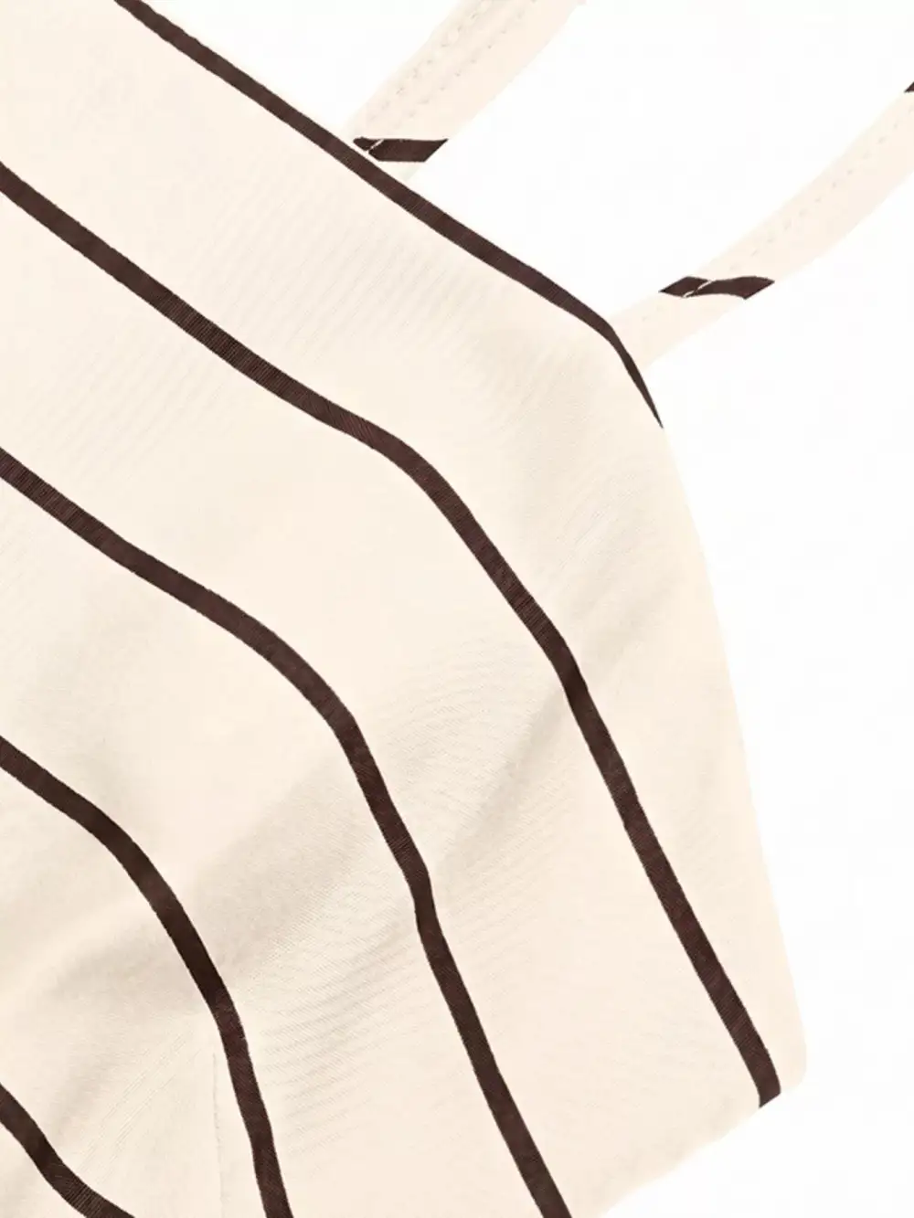 Smocked Spaghetti-Strap Striped Maxi Dress