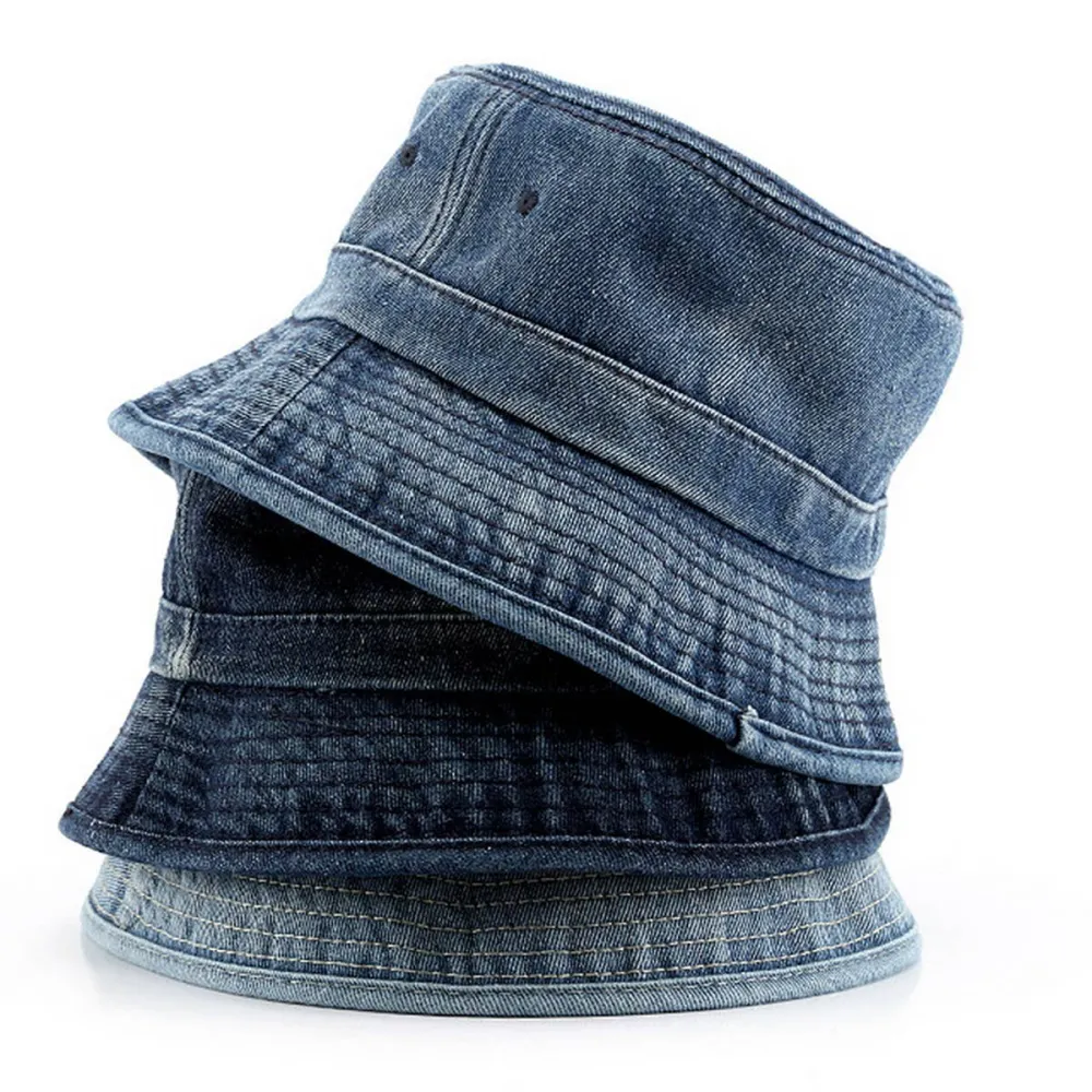 Relaxed Denim Bucket Hat