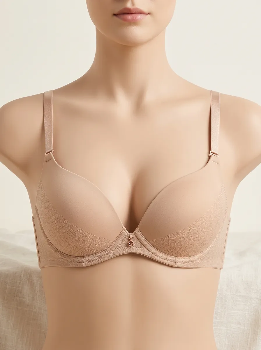 Classic Textured Performance Look Women's Bra