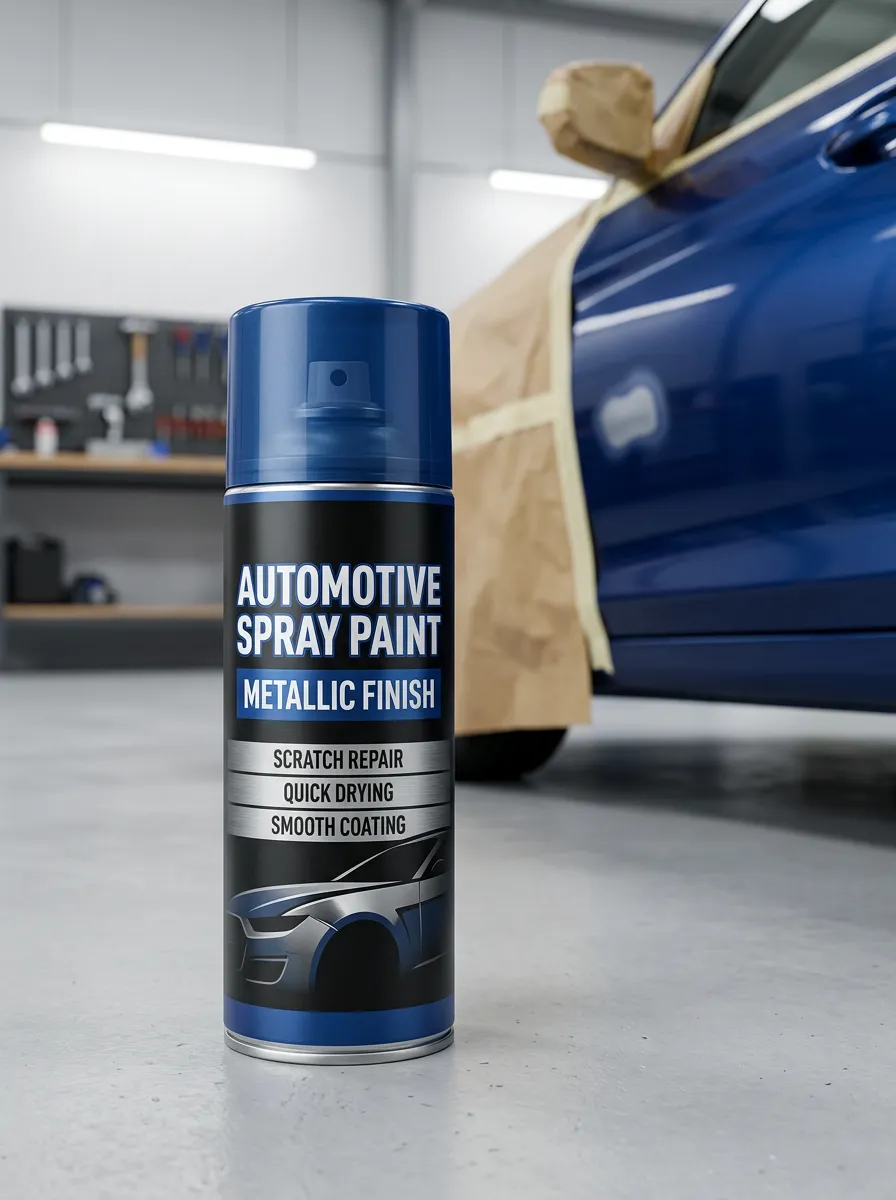 Metallic Finish Automotive Touch-Up Scratch Repair Spray