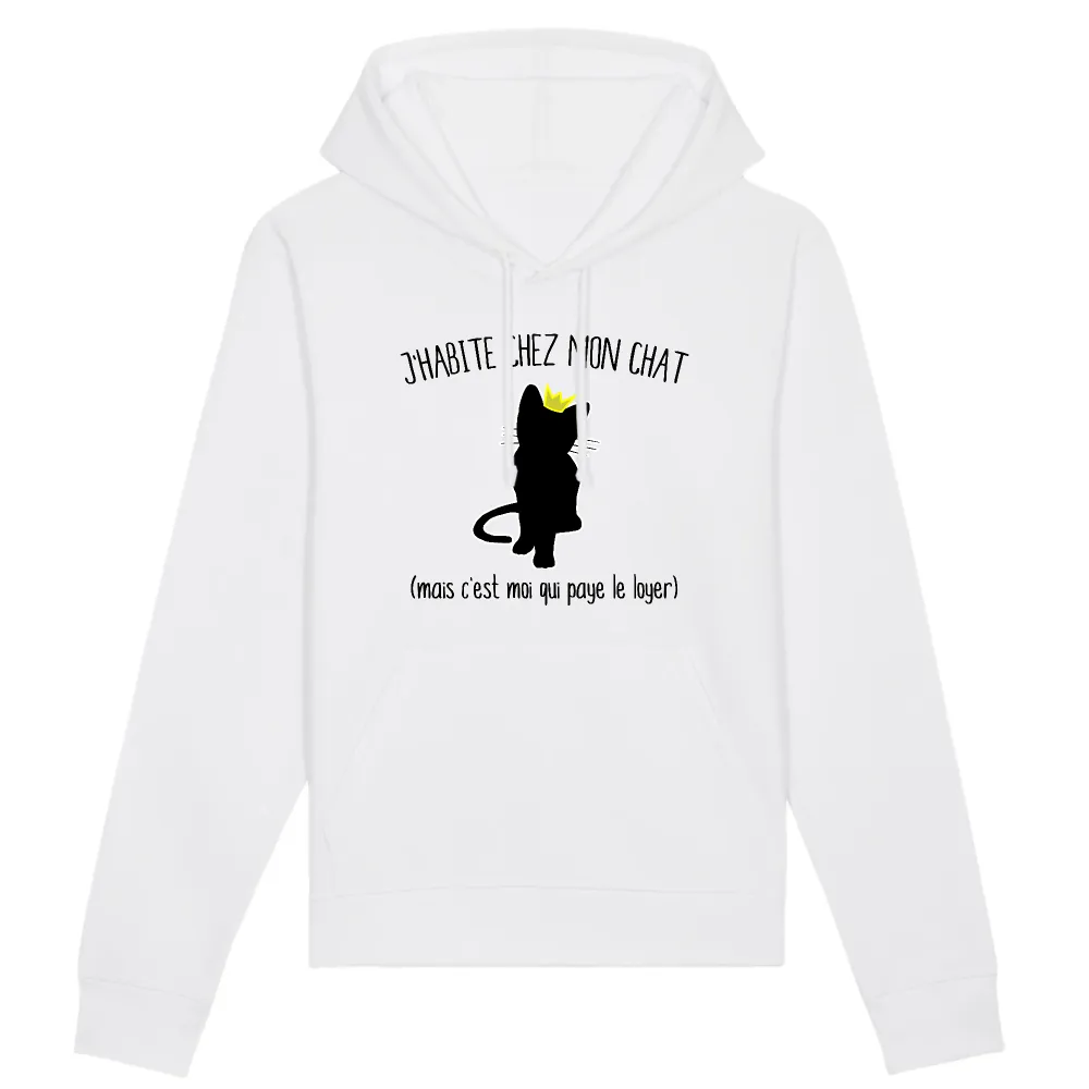 House Cat Graphic Pullover Hoodie