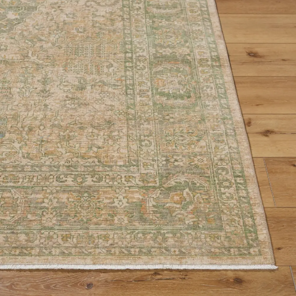 Wool Floral Print Carpet
