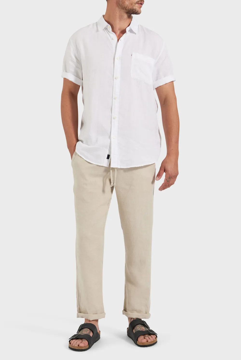Lightweight Breathable Linen Casual Jogger Pants
