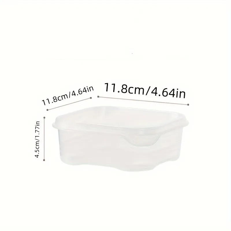 2 Pcs Square Food Storage Box