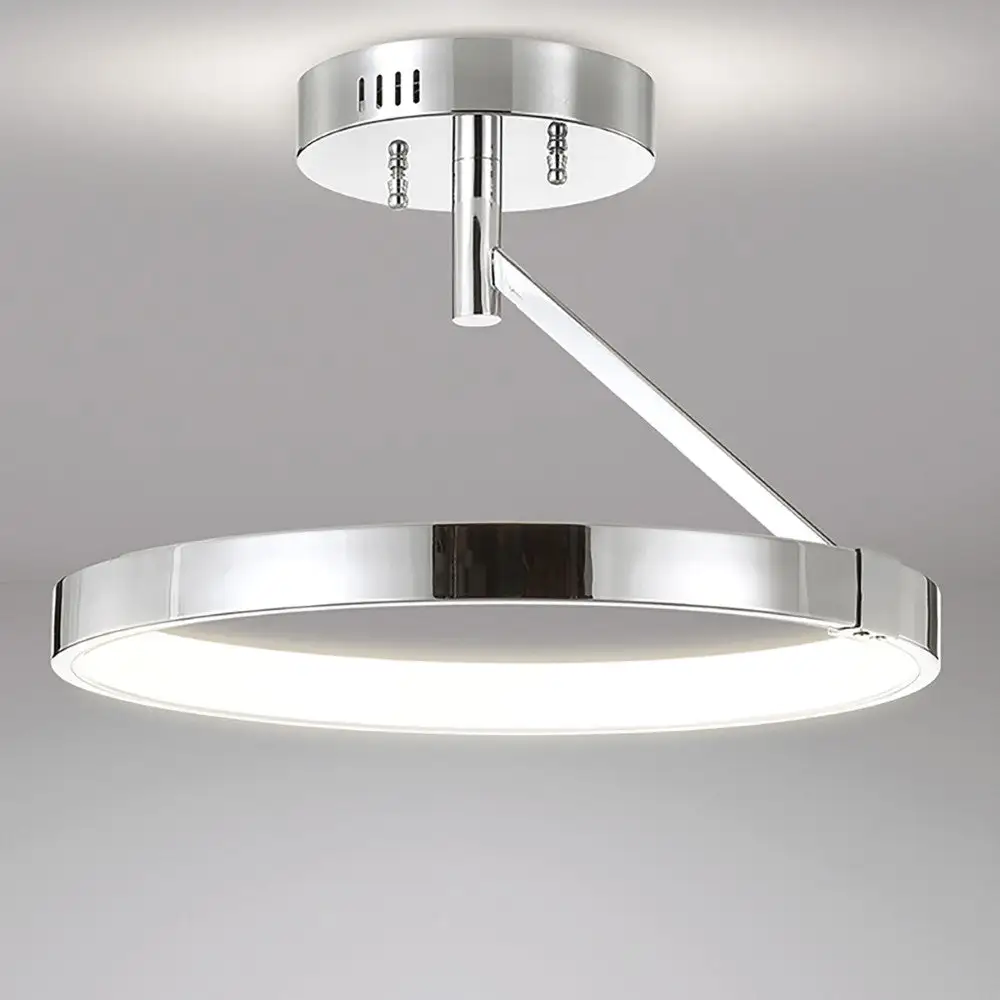Dimmable Integrated LED Metal Semi-Flush Mount