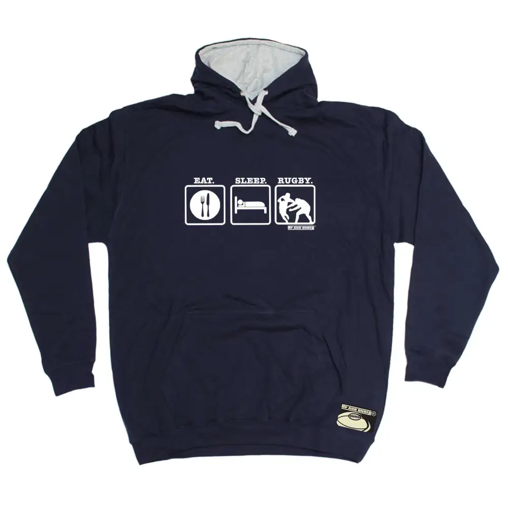 Rugby Routine Graphic Hoodie