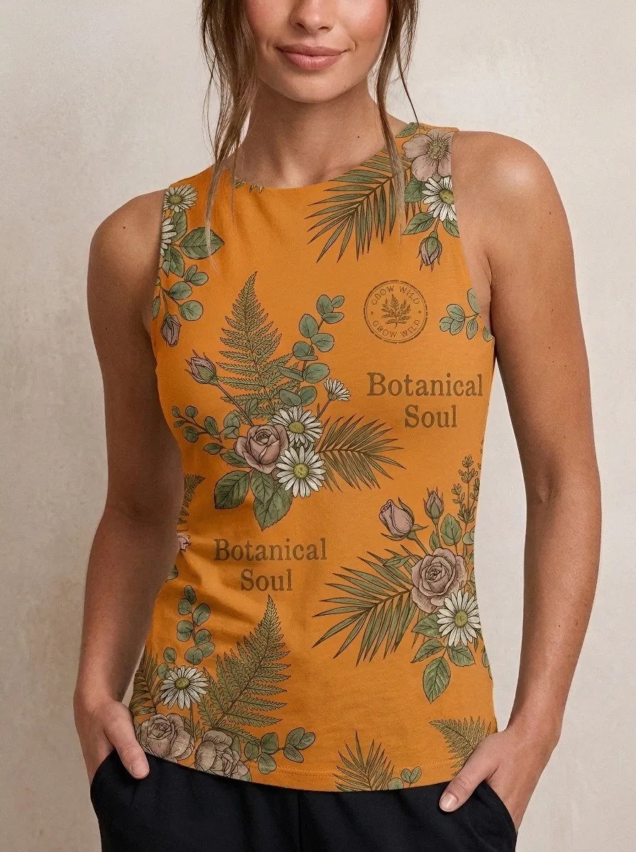 Botanical Soul Floral Tank Top