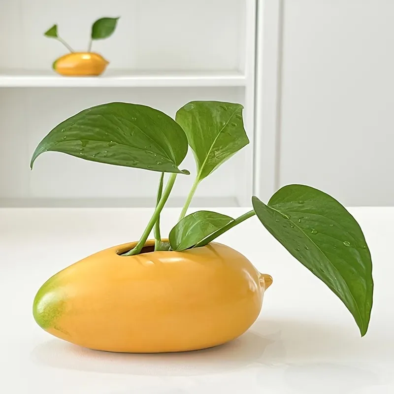 Mango-Shaped Vase