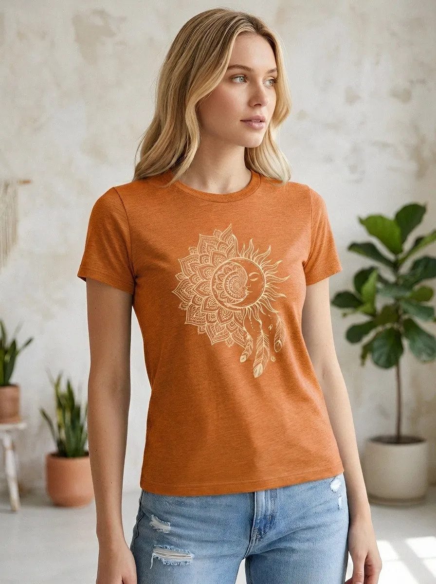 Celestial Boho Sun T-Shirt