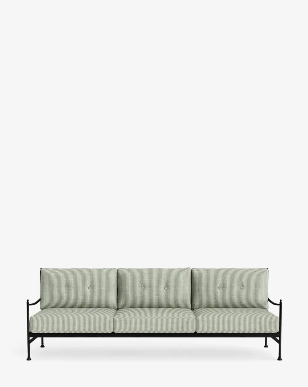 Curved Aluminum Sofa