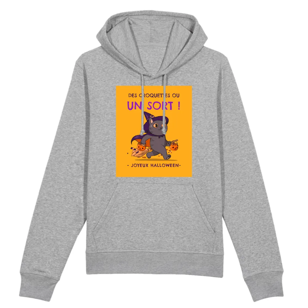 Shadow Cat Graphic Pullover Hoodie