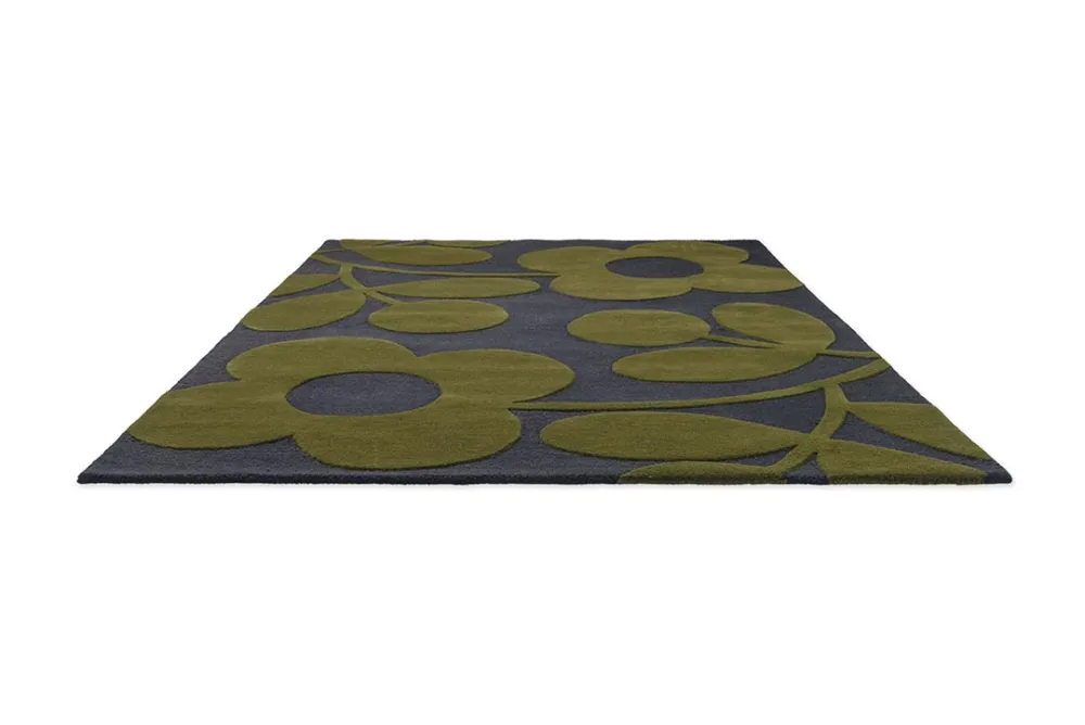 Wool Tufted Floral Balanced Area Rug