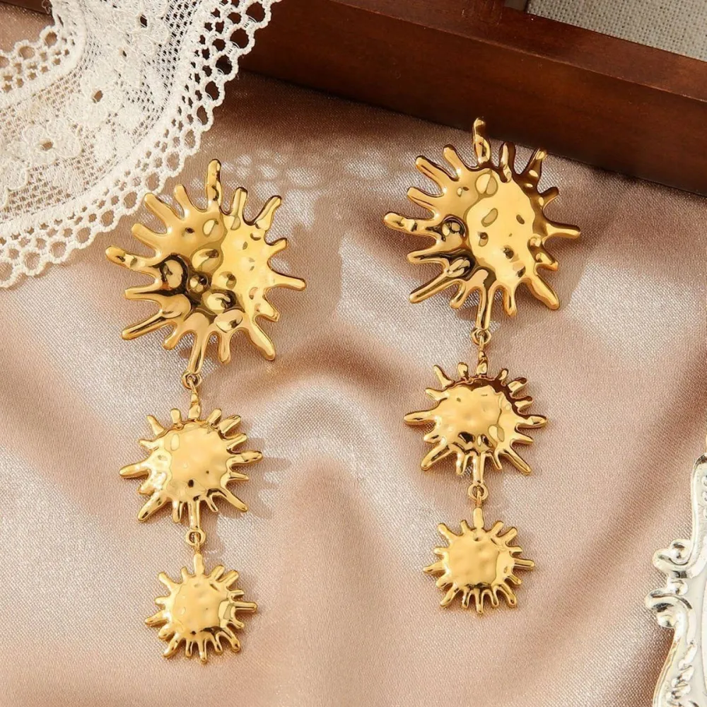 Metal Stainless Steel Vintage Earrings