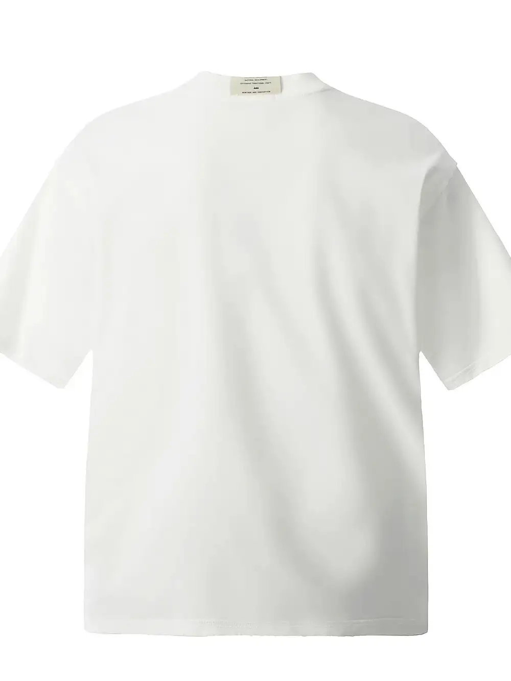 Plain Front Crew Neck Short Sleeve Tee