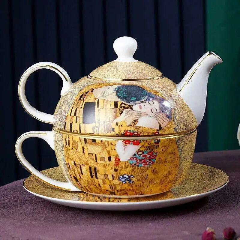 Bone Tea Set Table