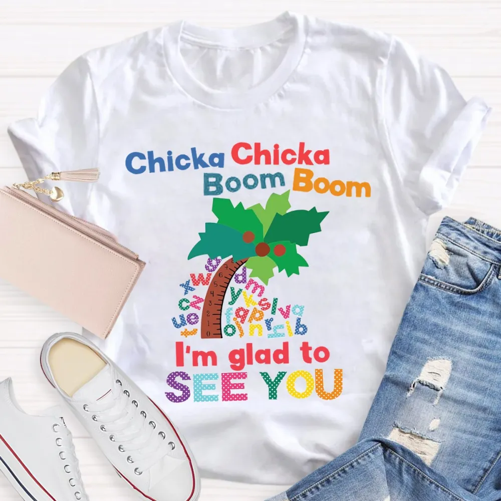 I'M Glad To See You Reading Teacher T-Shirt