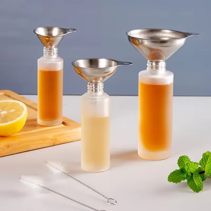 Multi-Size Stainless Steel Funnel Set