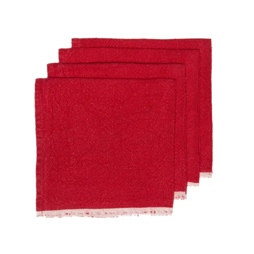 Relaxed Chunky Linen Napkin Set