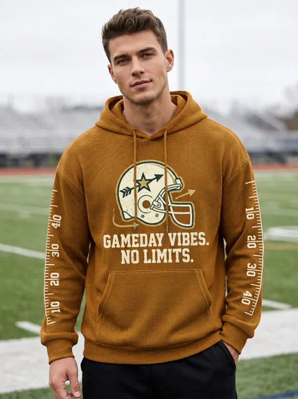 Men's Football Helmet Gameday Vibes Hoodie