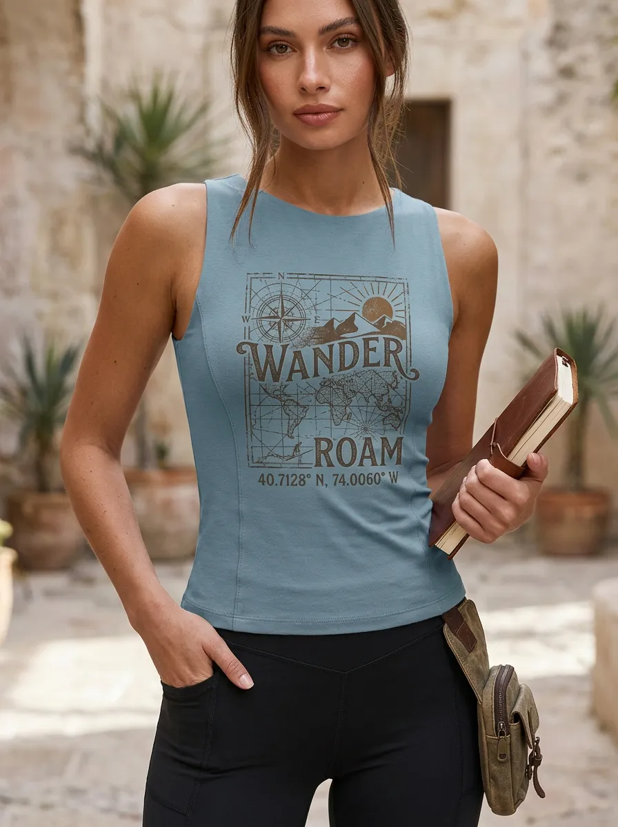 Travel Wander Roam Tank Top