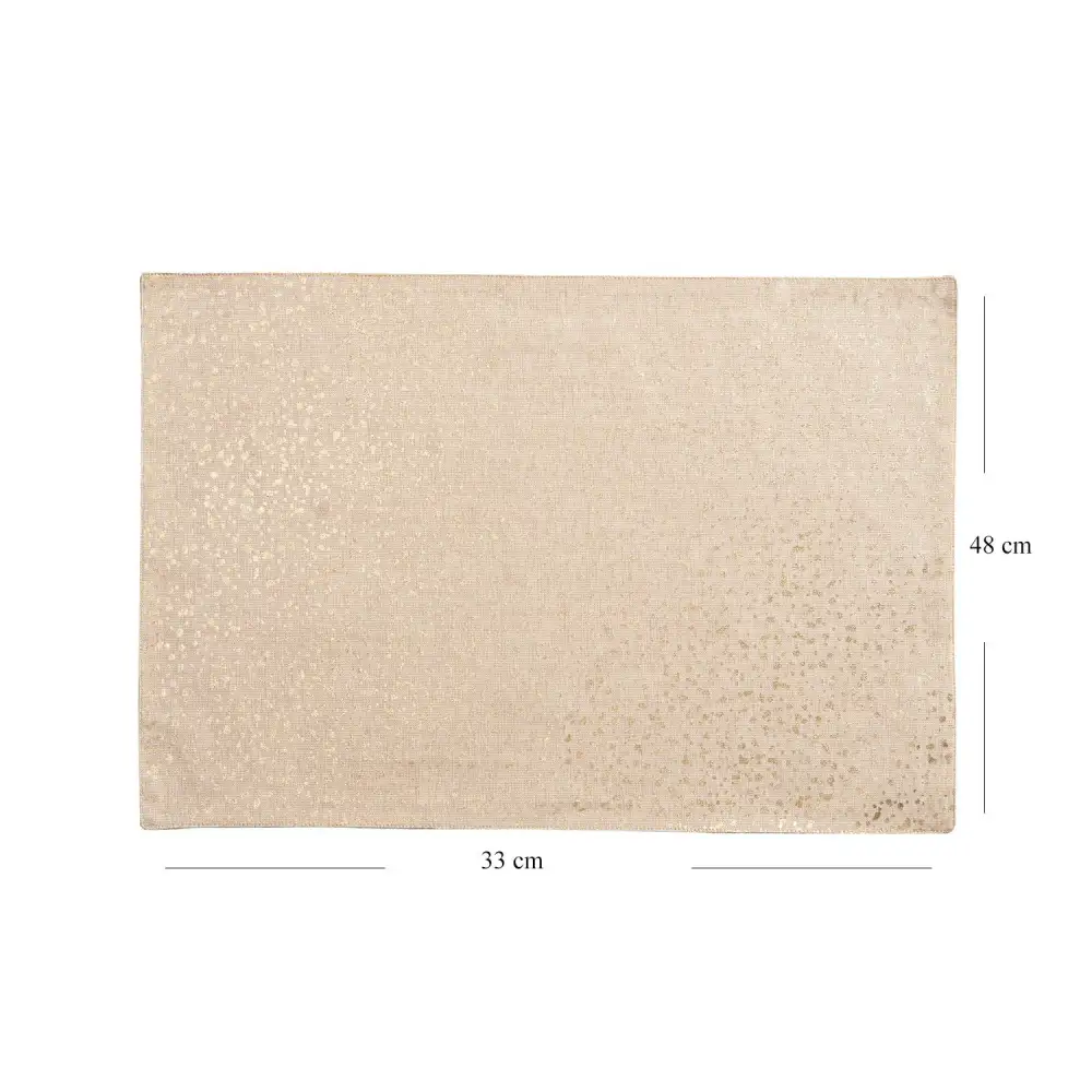 Natural Gold Cotton Placemats