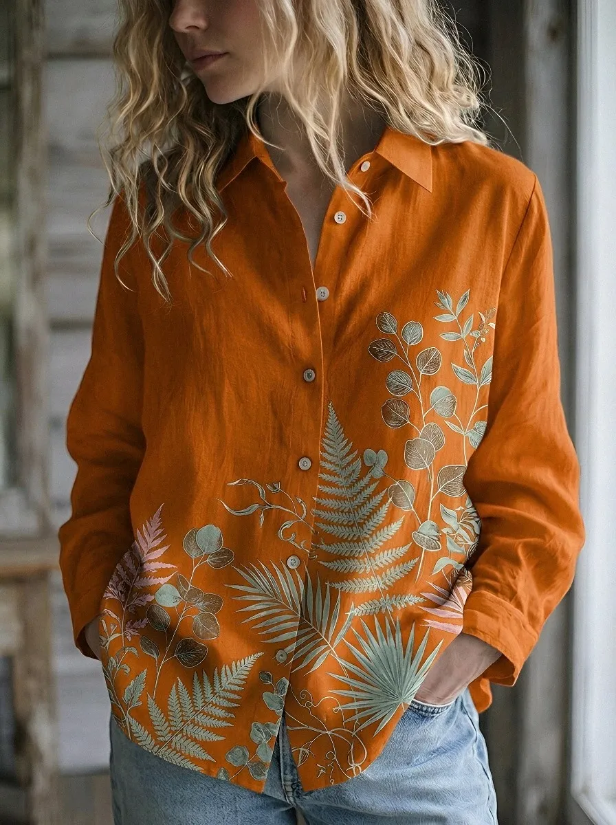 Botanical Nature Lover Casual Shirt Classic