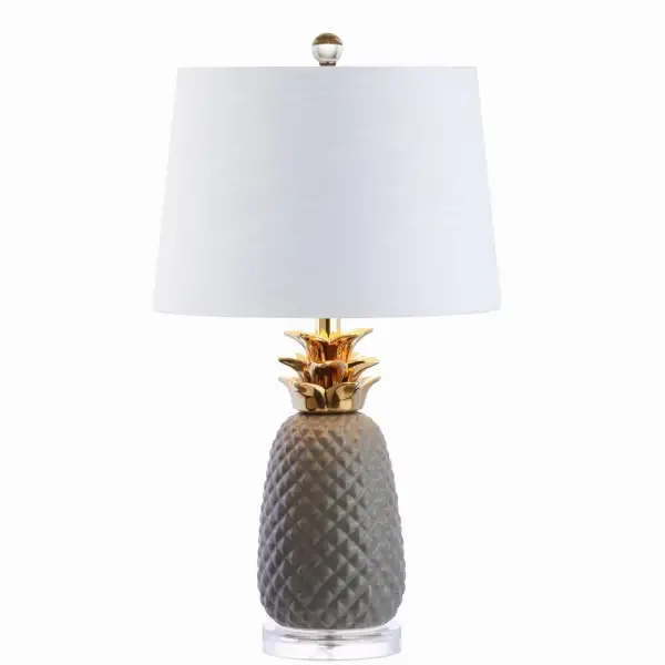 Pineapple Ceramic LED Table Lamp