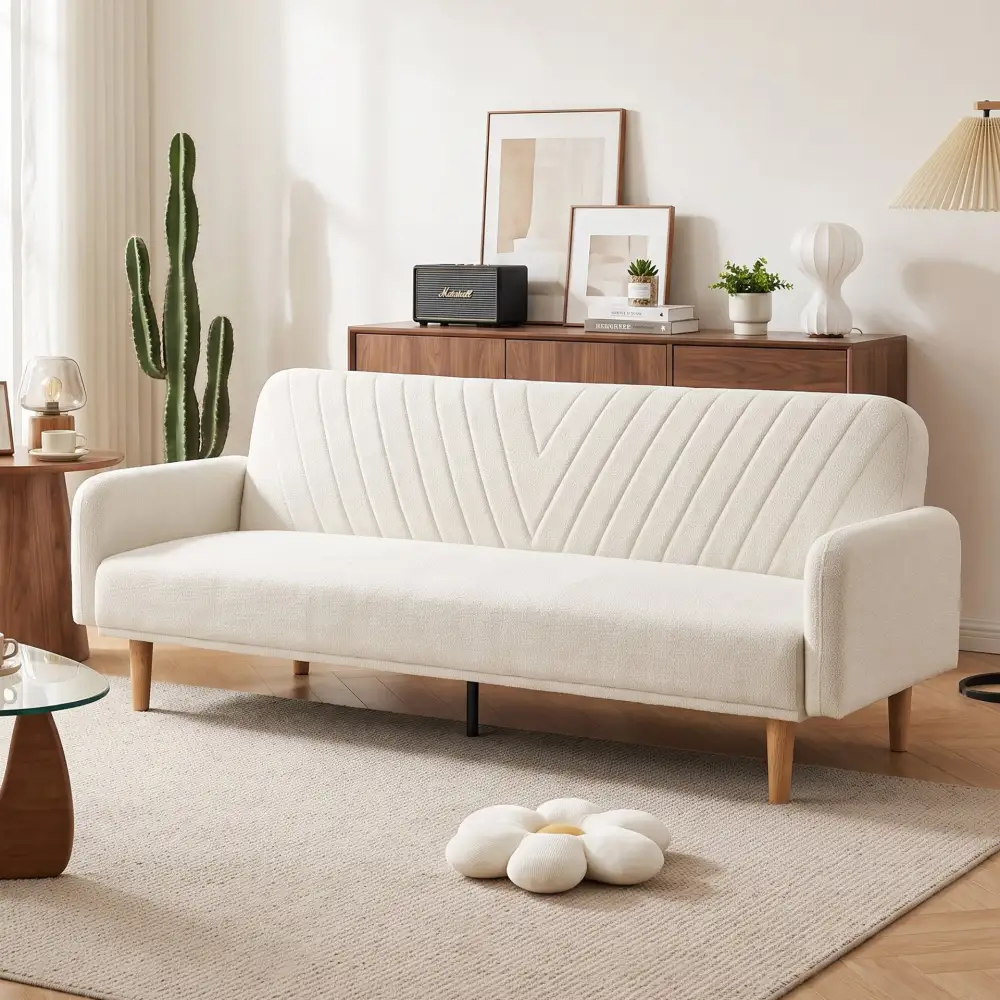 Refined Adjustable Backrest Sofa Bed