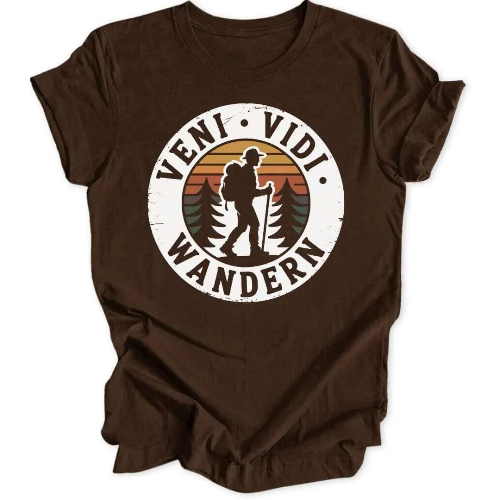 Veni Vidi Hiking Unisex T-Shirt
