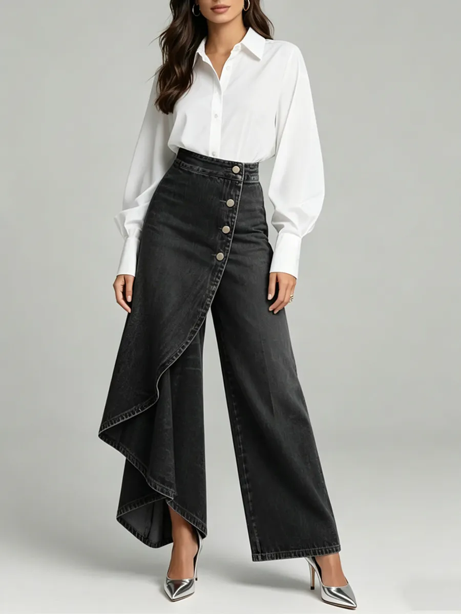 Esme Ruffled Jeans